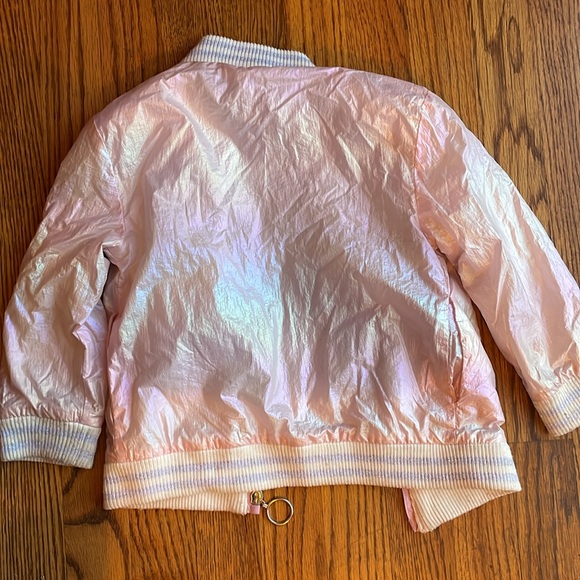 EGG New York Abby Bomber Jacket in Pink - Picture 2 of 5